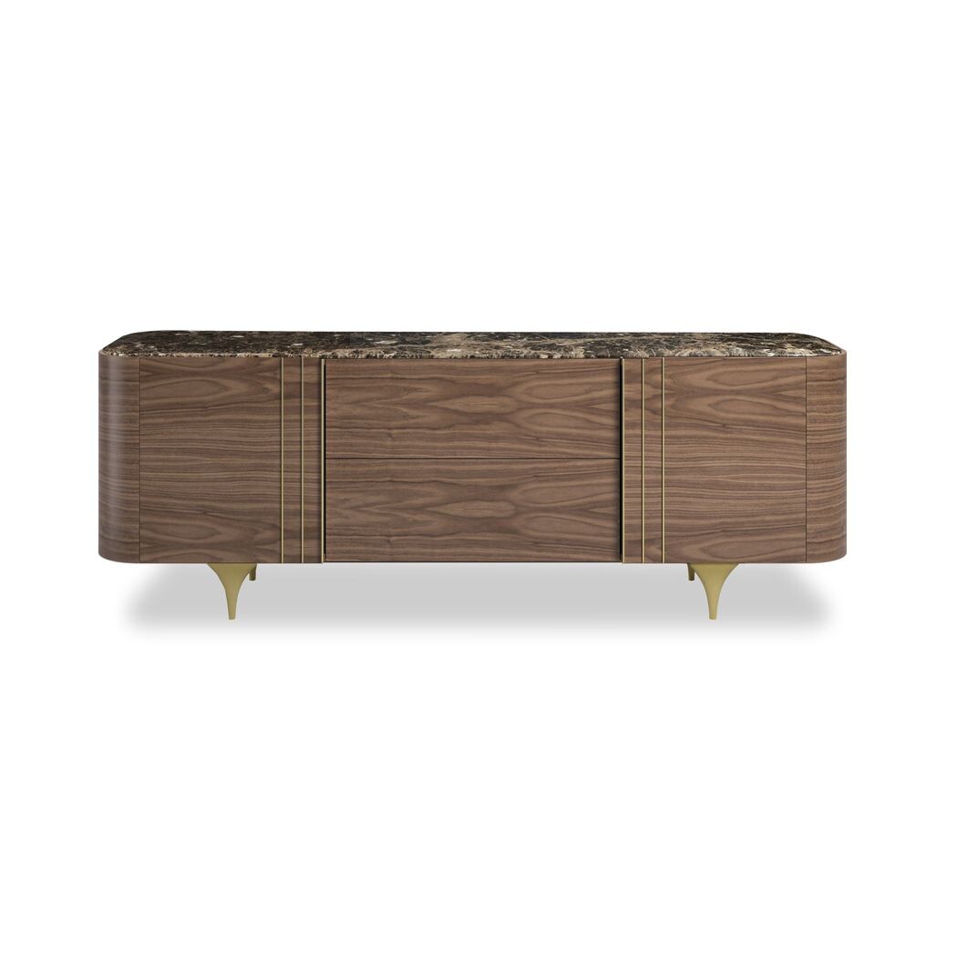CREDENZA (Marble/Porcelain Stoneware Top)