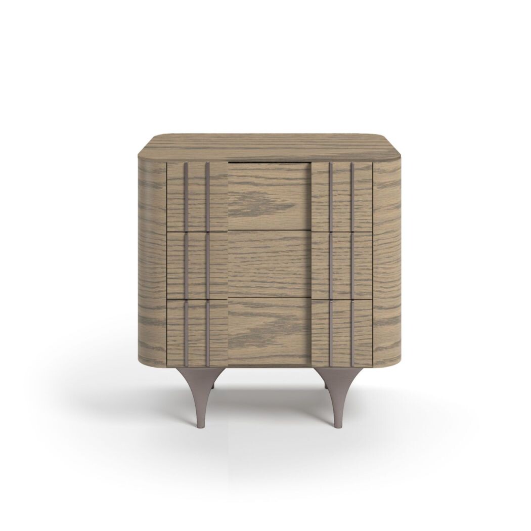 BEDSIDE TABLE (Wooden top)