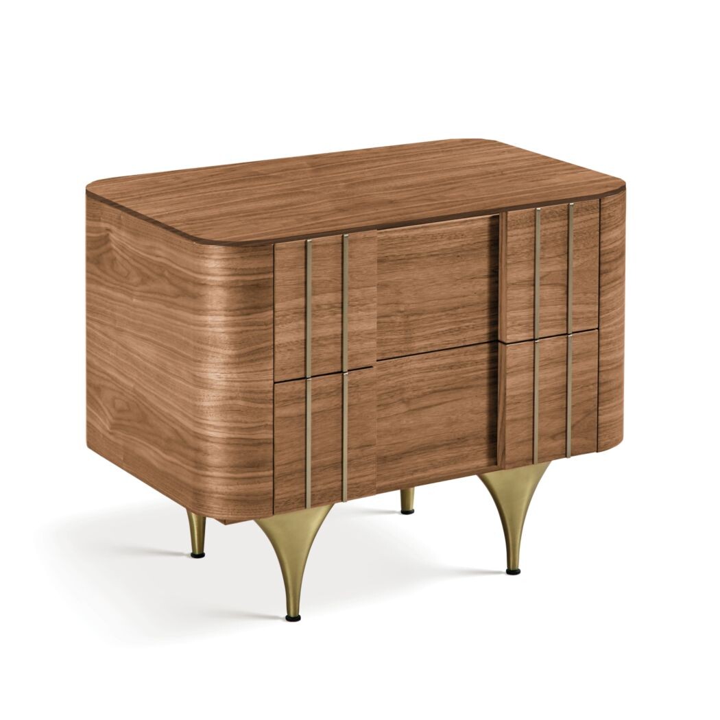 BEDSIDE TABLE (Wooden top)