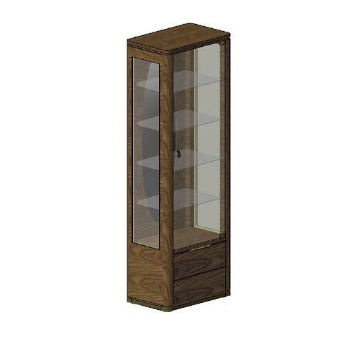 DISPLAY CABINET Right hand door (Wooden fronts)