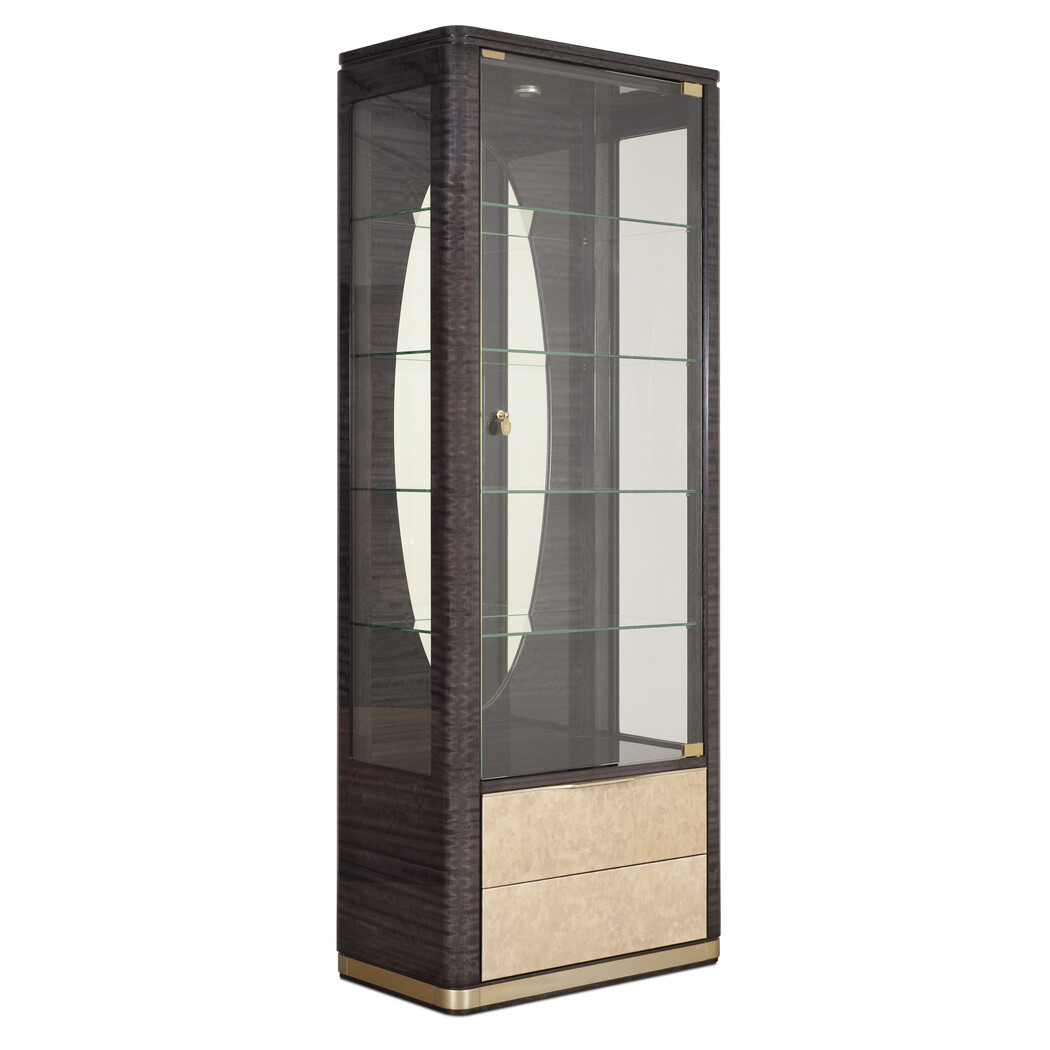 DISPLAY CABINET Right hand door (Leather front)