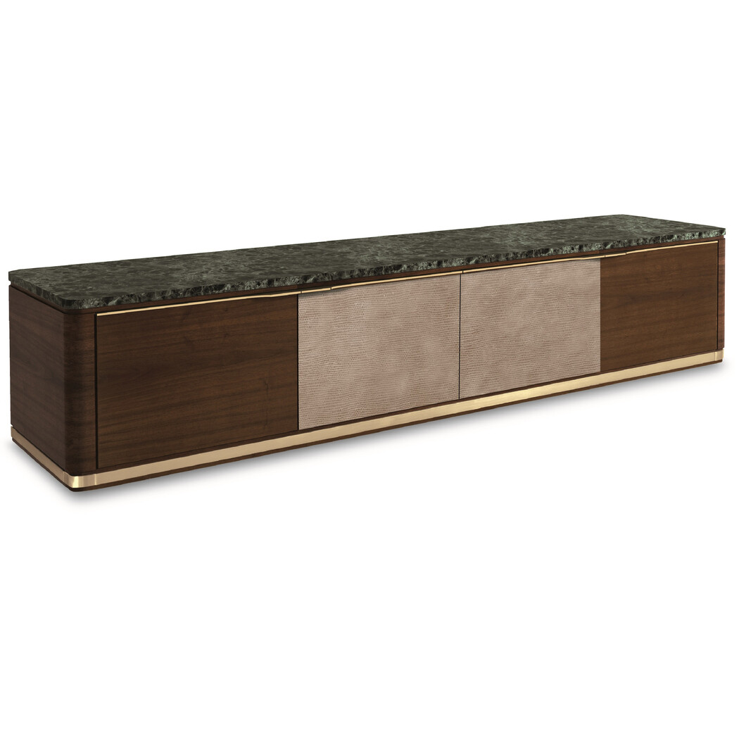 MUEBLE TV  (Mármol & Frente Piel)