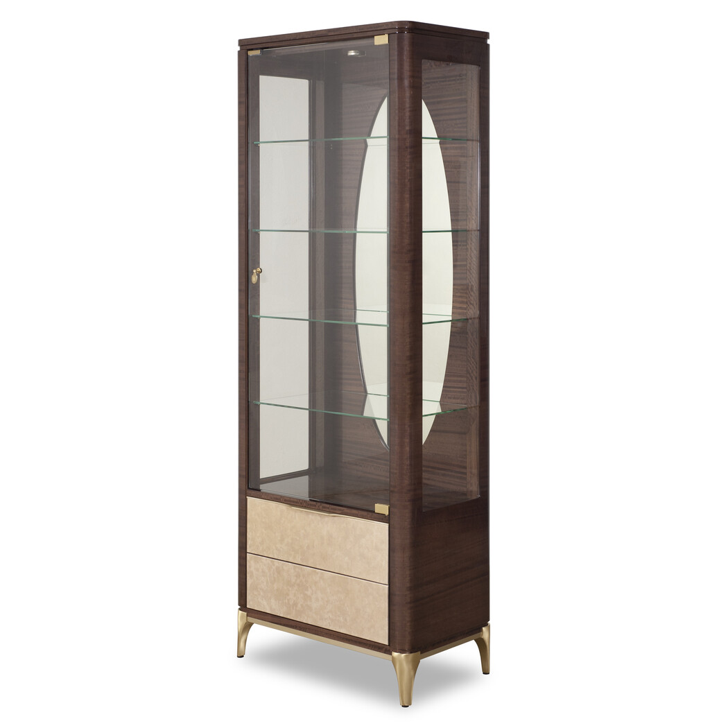 DISPLAY CABINET Right hand door (Leather front)