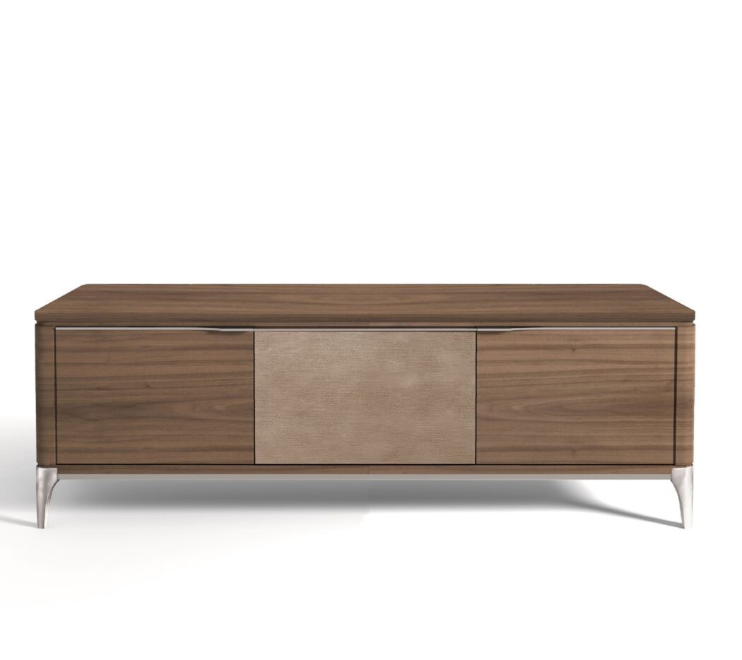 TV FURNITURE (Wooden top & Leather front)