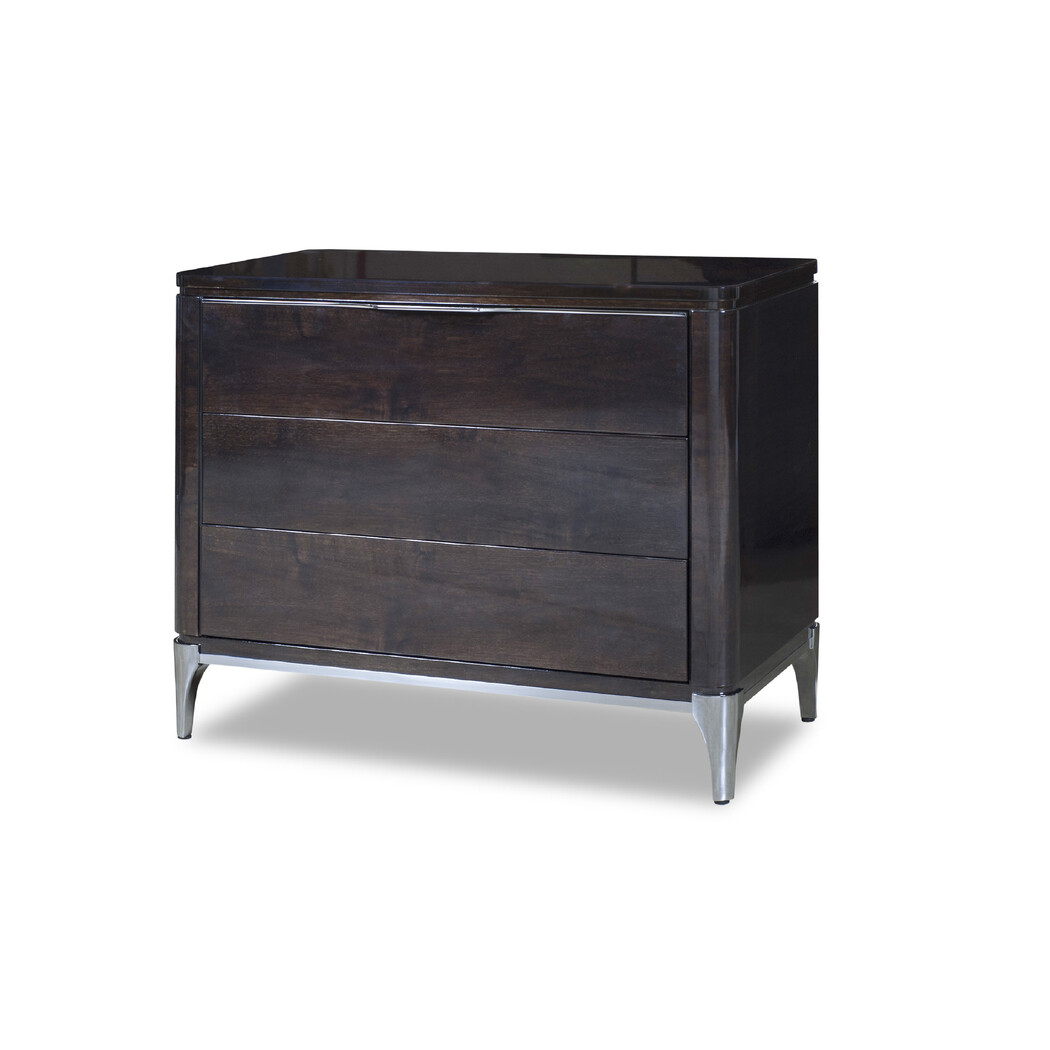 MESITA DE NOCHE (Tapa madera & Frente madera)