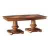 EXTENSIBLE TABLE WITH BOAT SHAPE TOP_image