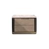 BEDSIDE TABLE (Marble & Leather front)_image
