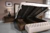UPHOLSTERED KING SIZE BED (USA) Storage lift bed_image