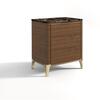BEDSIDE TABLE (Marble top & wooden front)_image
