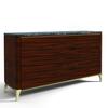 DOUBLE DRESSER (Marble top & wooden front)_image